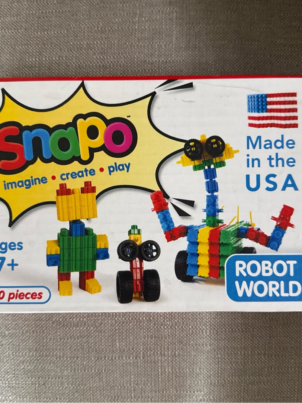 Snapo Robot World Building Set~170 pieces NEW Sealed Bag